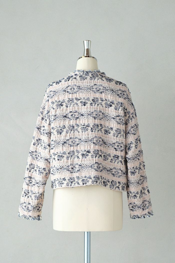 qiri キリ mix yarn jacquard ジャケット(25SS) | T.T. GARRET