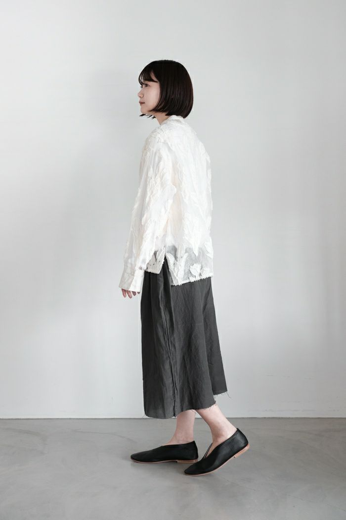 qiri キリ tulip lace jacquard ブラウス(25SS) | T.T. GARRET