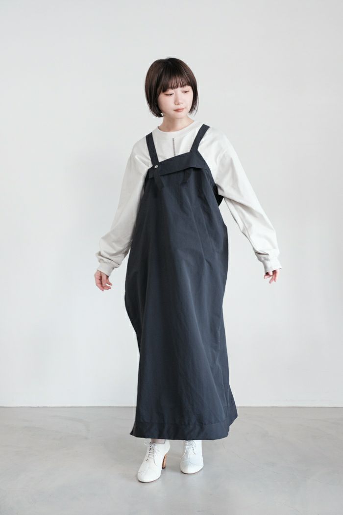 sneeuw スニュウ <br>カット&フォールドジャンパースカート(25SS)