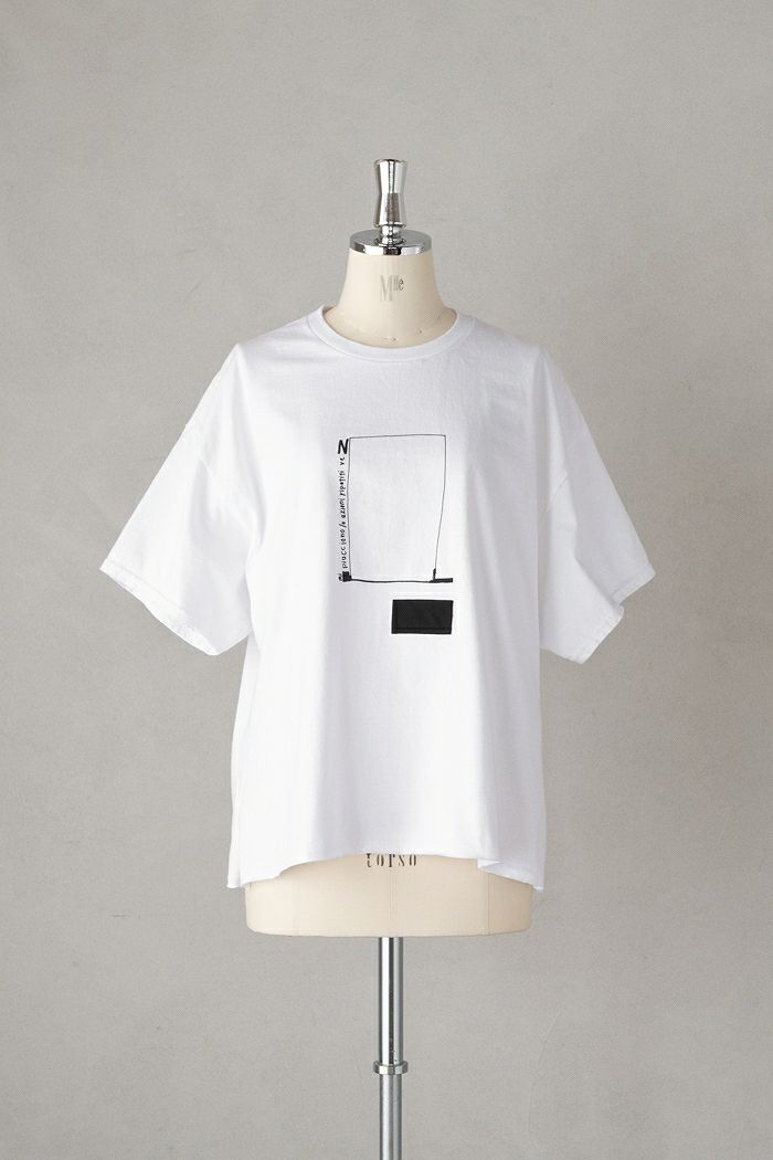 ARTE POVERA アルテポーヴェラ <BR>ギルダン RE-「N」プリントTシャツ(25SS)