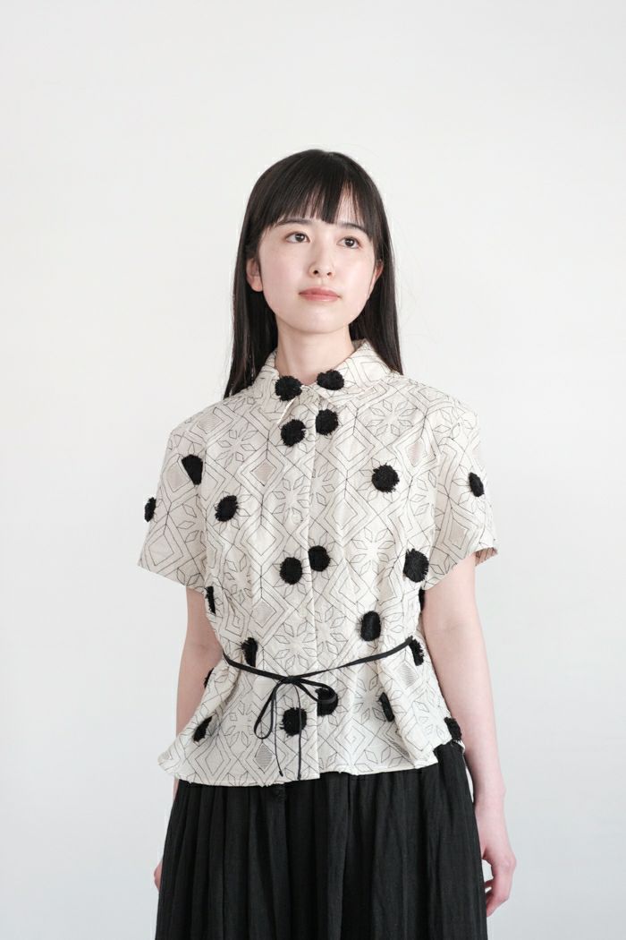 ASEEDONCLOUD アシードンクラウド <br>garden instrumentalist blouse(25SS)