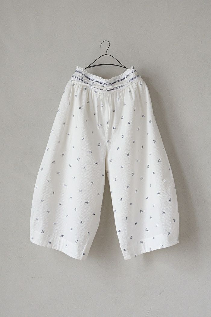 ASEEDONCLOUD アシードンクラウド <br>gardener pajama culottes(25SS)