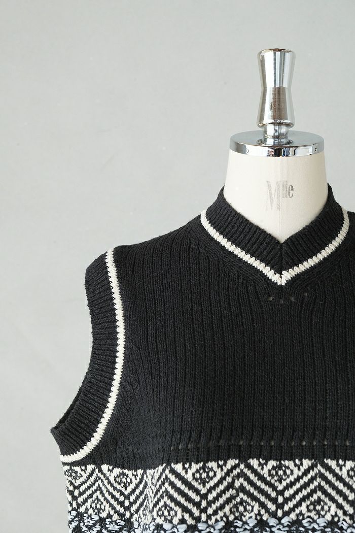 ASEEDONCLOUD アシードンクラウド family traditions knit vest