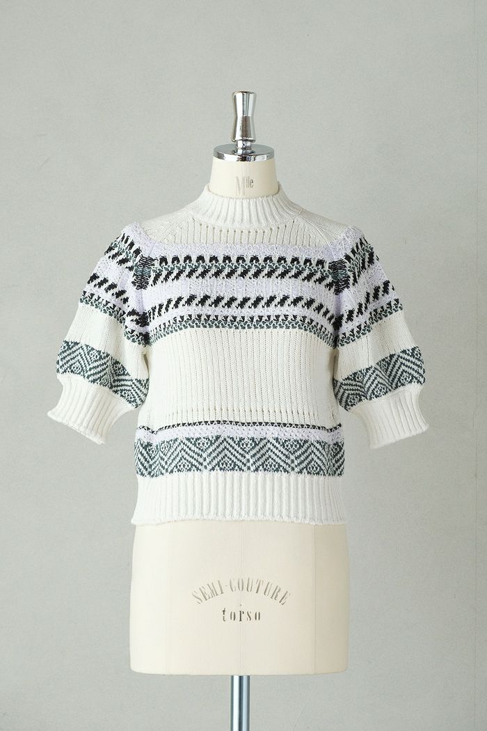 ASEEDONCLOUD アシードンクラウド <br>family traditions knit tops(25SS)
