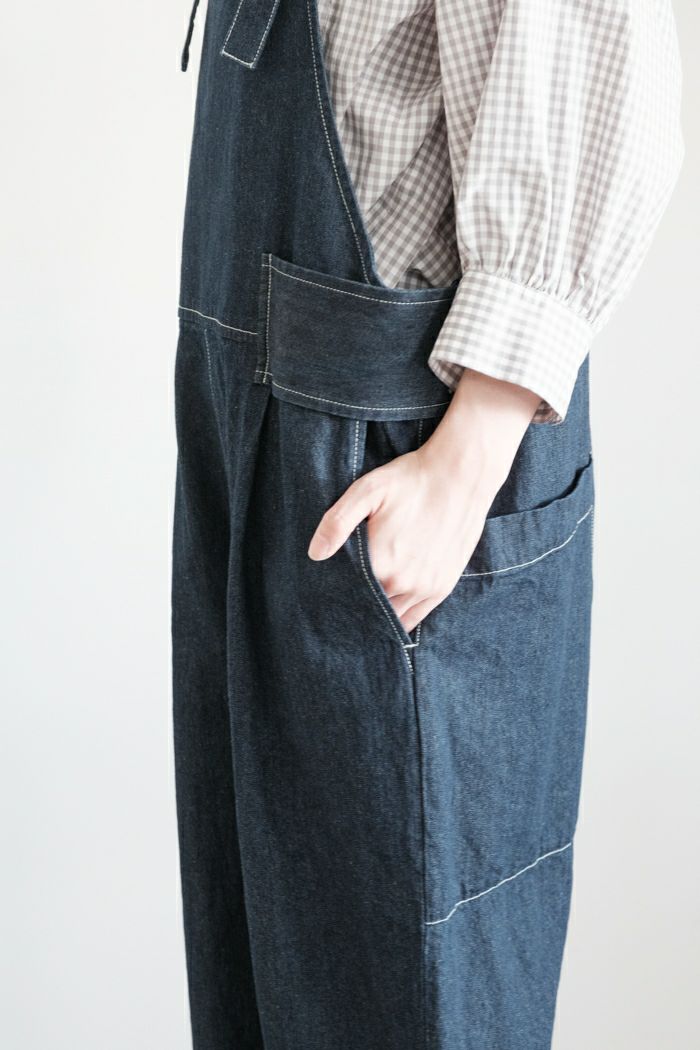 Porter des boutons ポルテデブトン デニムサロペット(25SS