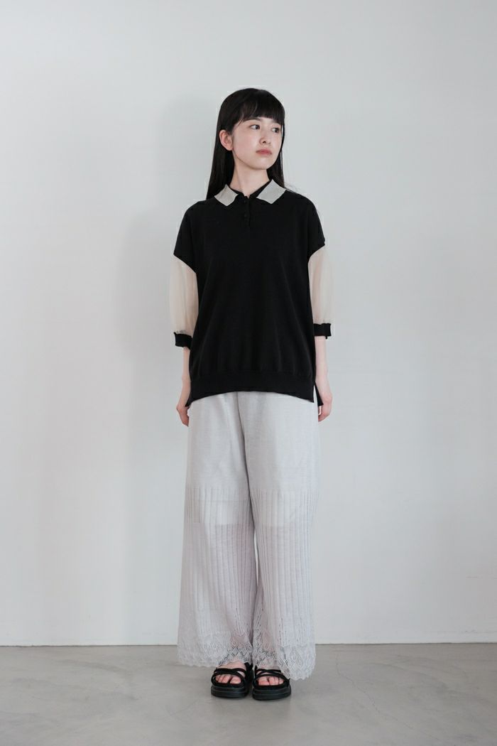 Porter des boutons オーガニックラミーニットパンツ Porter des boutons オーガニックラミーニットパンツ - メルカリ