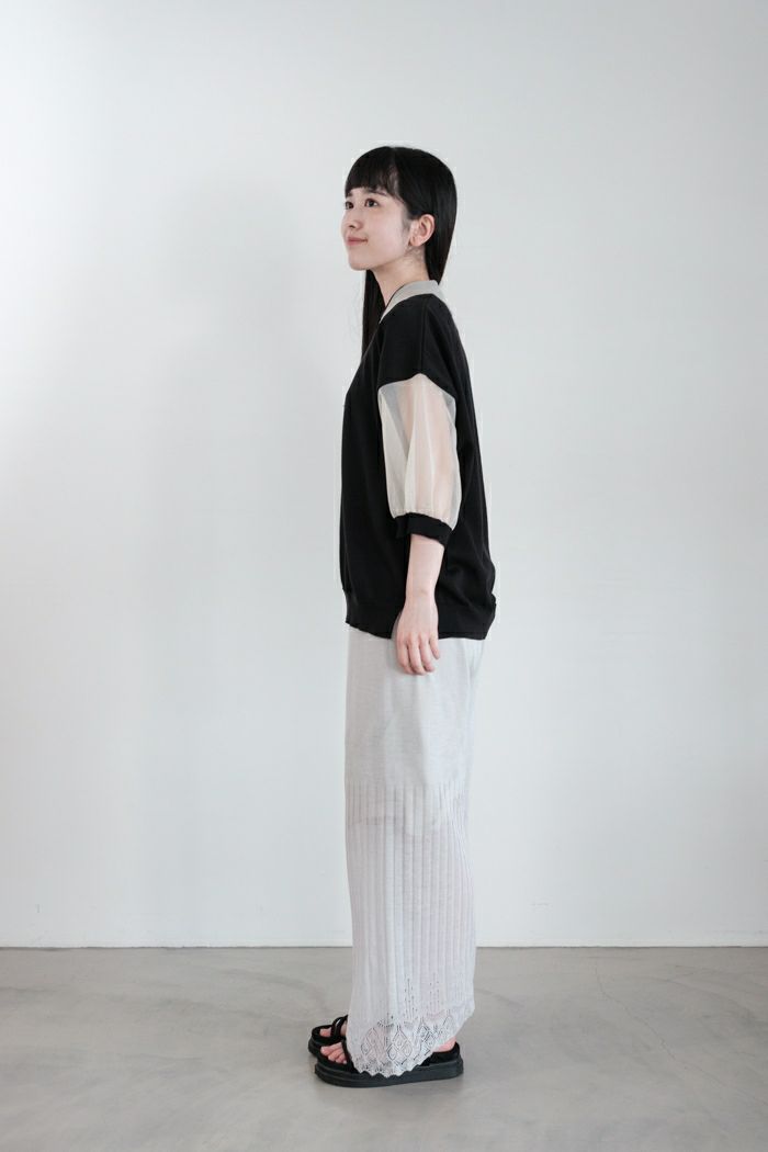 SALE】 <women>Porter des boutons(ポルテデブトン) 透かし編み