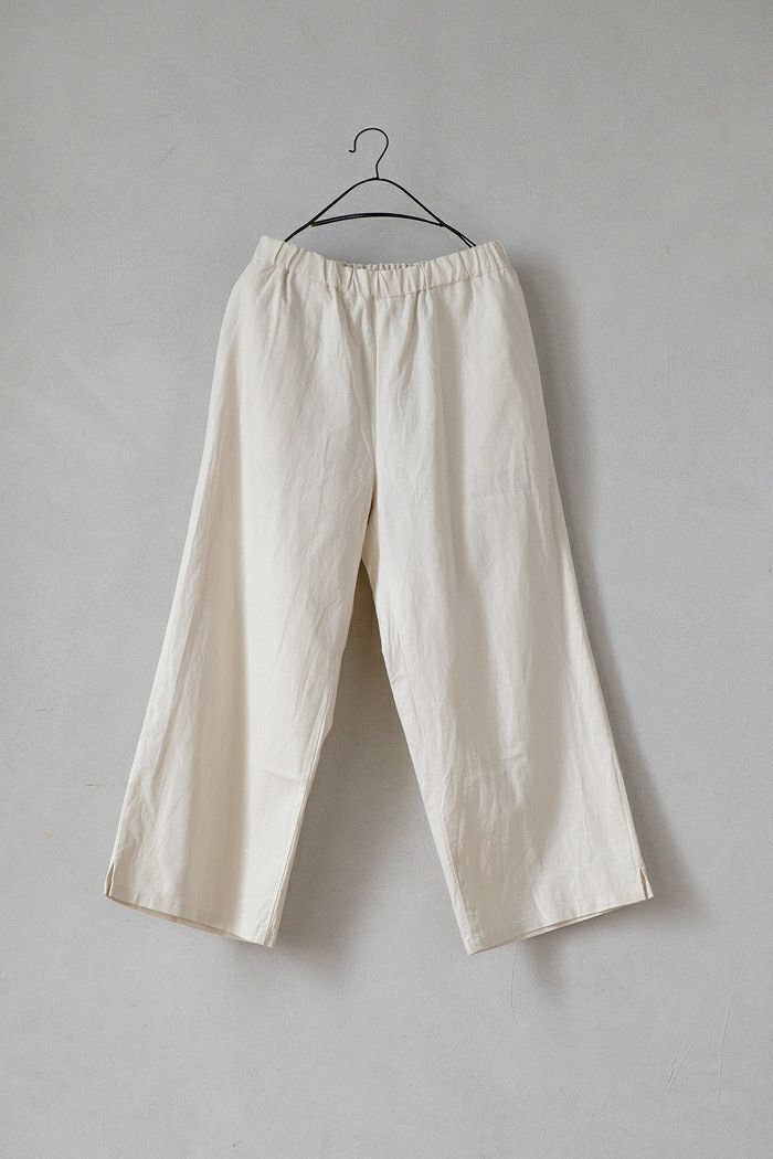 スズキタカユキ ウールクロップドパンツ パンツ