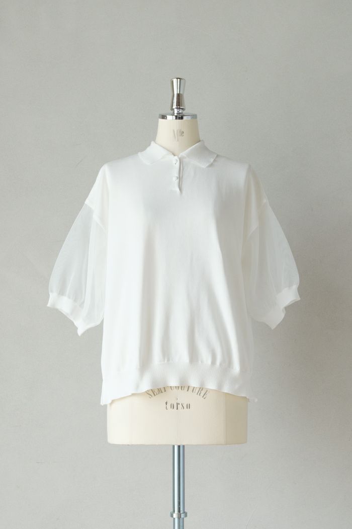 Porter des boutons ポルテデブトン <br>ポロカラーニット(25SS)