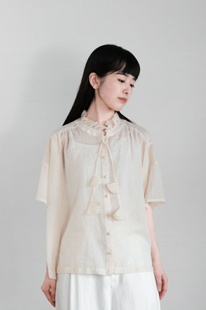 Porter des boutons  ポルテデブトン <br>タッセルブラウス(25SS)