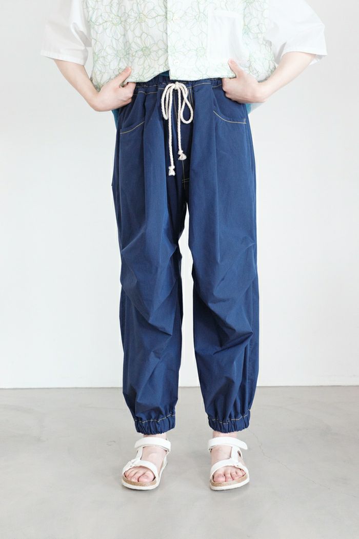 yuni ユニ コットンキュプラ ドットプリント 裾刺繍ペチパンツ(24SS