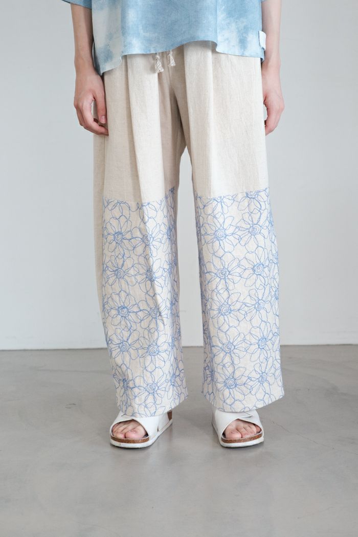 図鑑 <br>Flowerテーパードワイドパンツ(25SS)