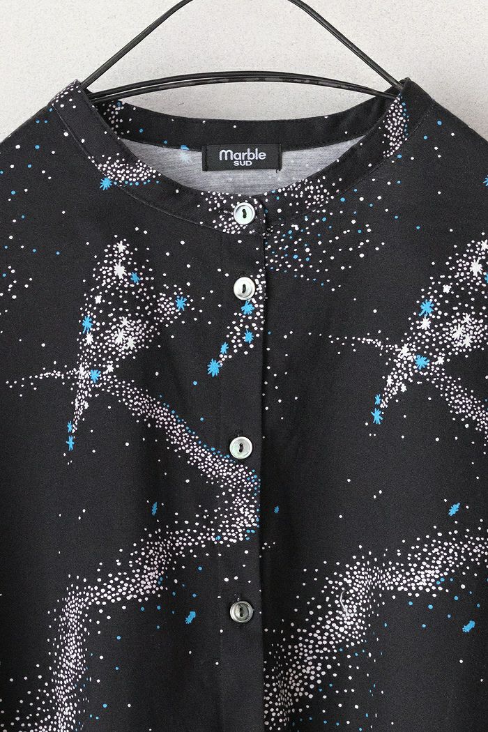Marble Sud 宇宙柄 半袖コットンシャツ すべての商品 | marble SUD(マーブルシュッド)公式通販