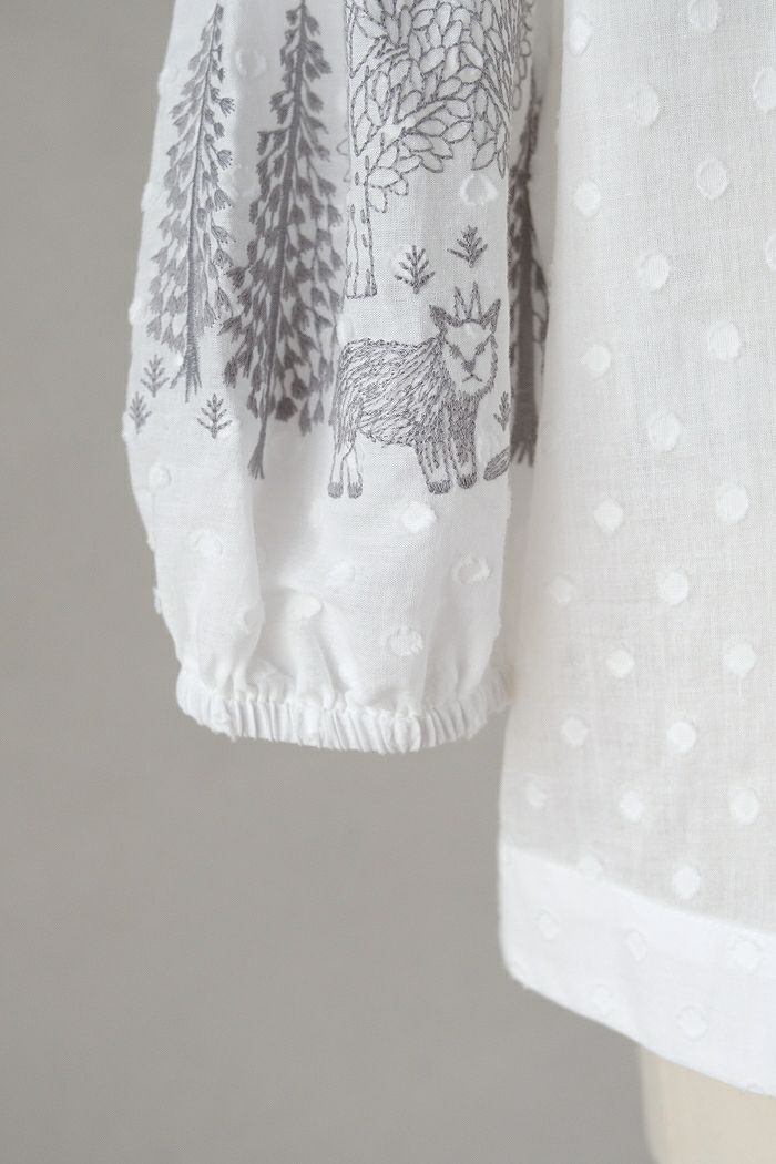 marble SUD マーブルシュッド Shirakawagoパフブラウス(25SS) | T.T.