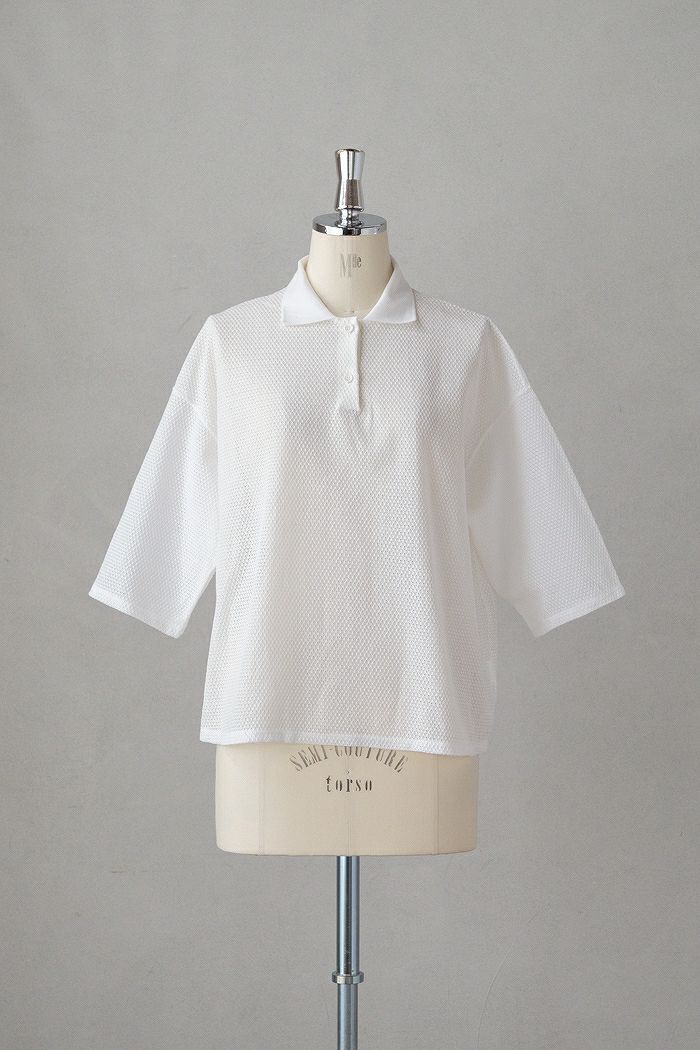 yuni ユニ <BR>C/Nyコバナレースプルオーバー(25SS)