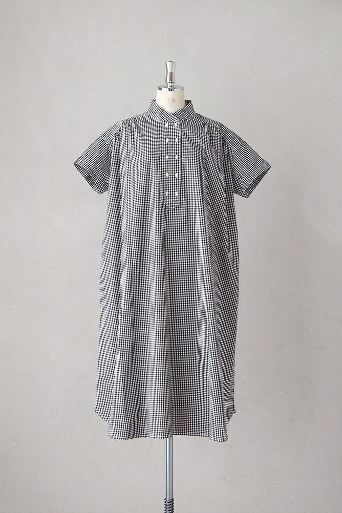 bulle de savon ビュルデサボン <br>オックスコック半袖ワンピース(25SS)