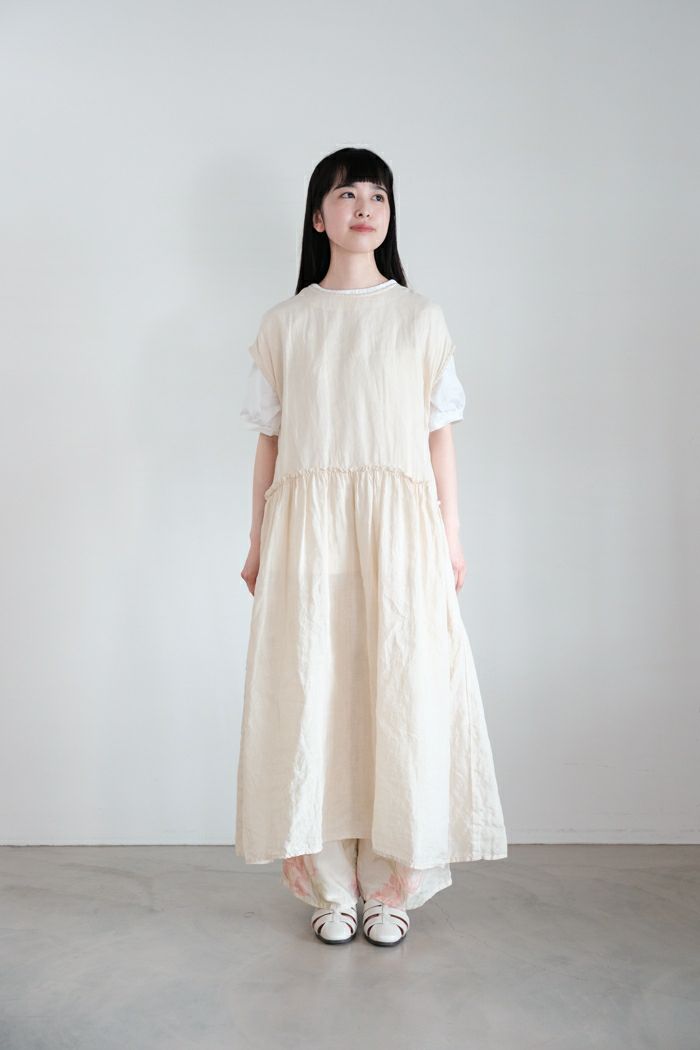Gauze# ガーゼ <br>アンティークキュリオスノースリーブワンピース(25SS)