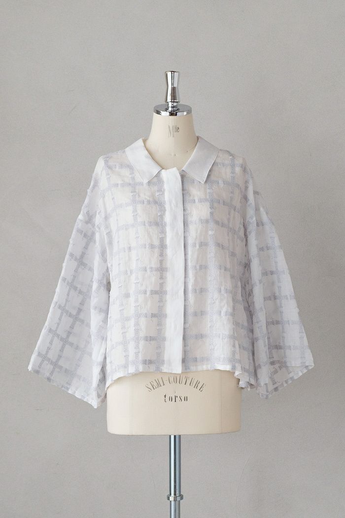 kijinokanosei キジノカノウセイ <br>wide sleeve shirts-fluffy-(25SS)