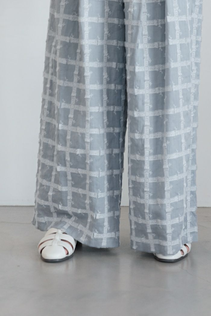 kijinokanosei キジノカノウセイ tuck wide pants-fluffy-(25SS