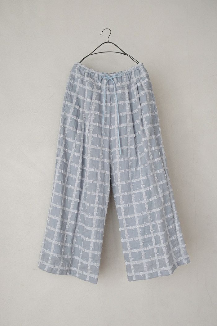 kijinokanosei キジノカノウセイ tuck wide pants-fluffy-(25SS