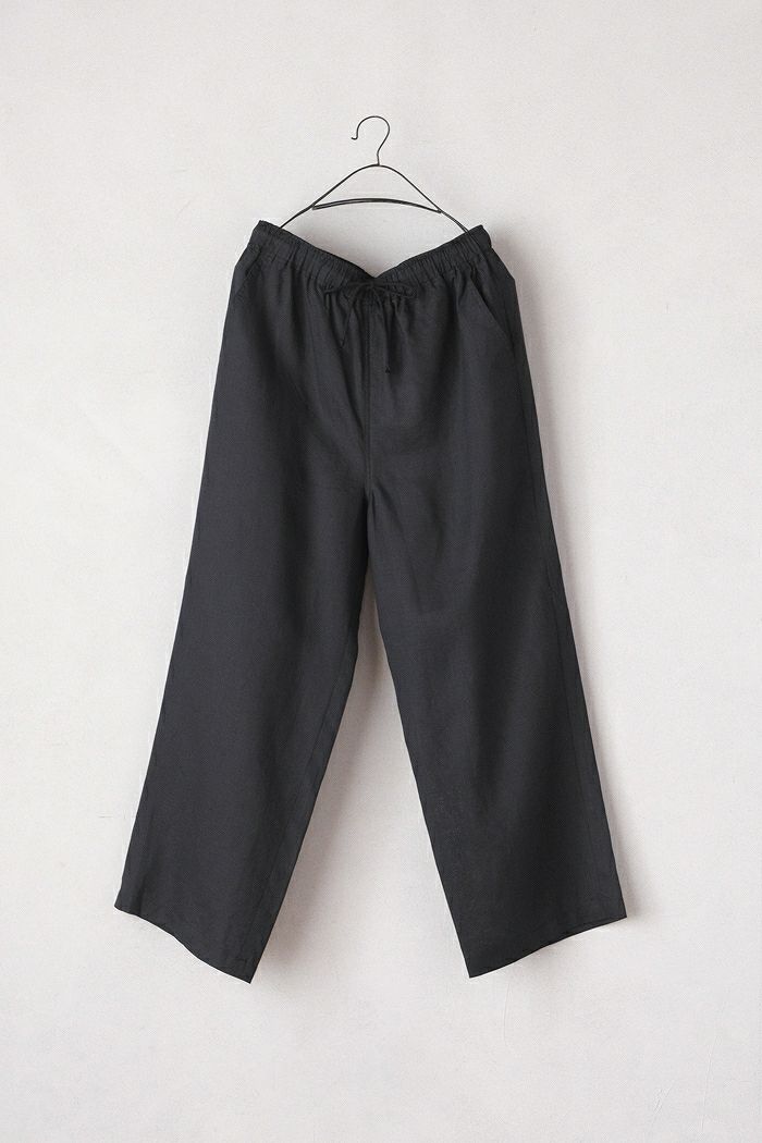 TISSU ティシュ <BR>フレンチリネンストレートパンツ(25SS)