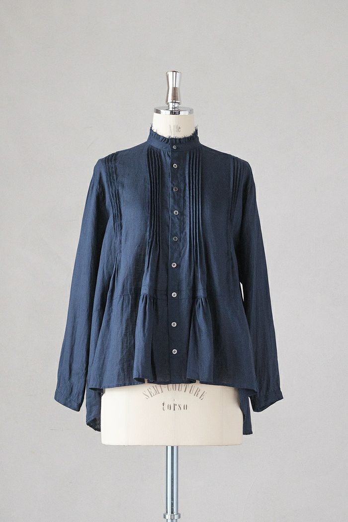 suzuki takayuki スズキタカユキ <BR>pin-tuck blouse(25SS)