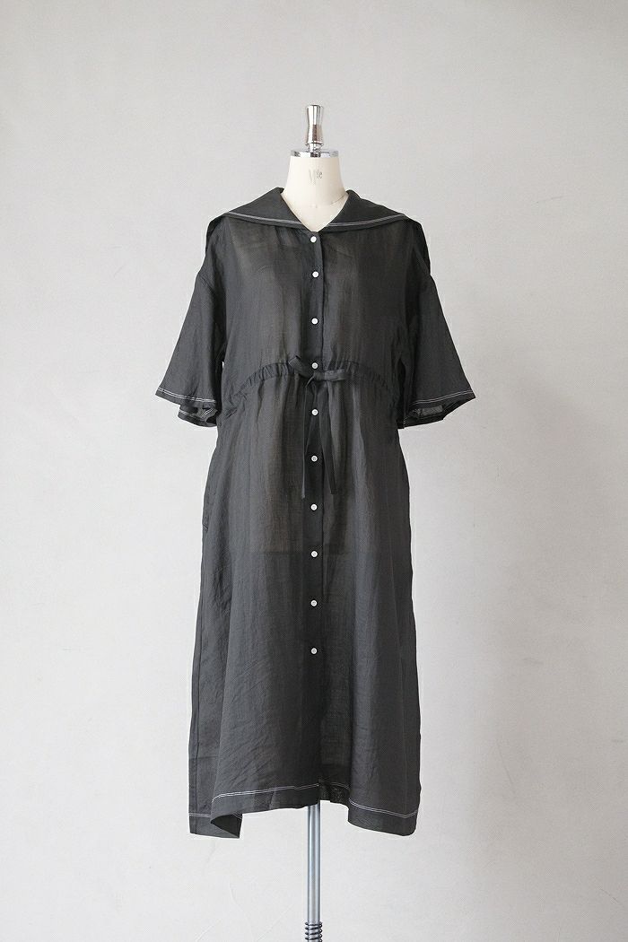 ROBE de PEAU ローブデポー <br>グランドセーラーカラーワンピース(25SS)