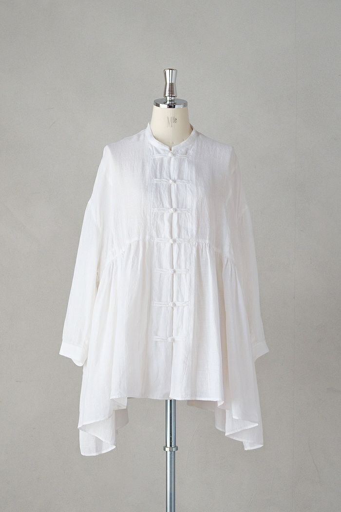 suzuki takayuki スズキタカユキ <BR>chinese knot blouse(25SS)