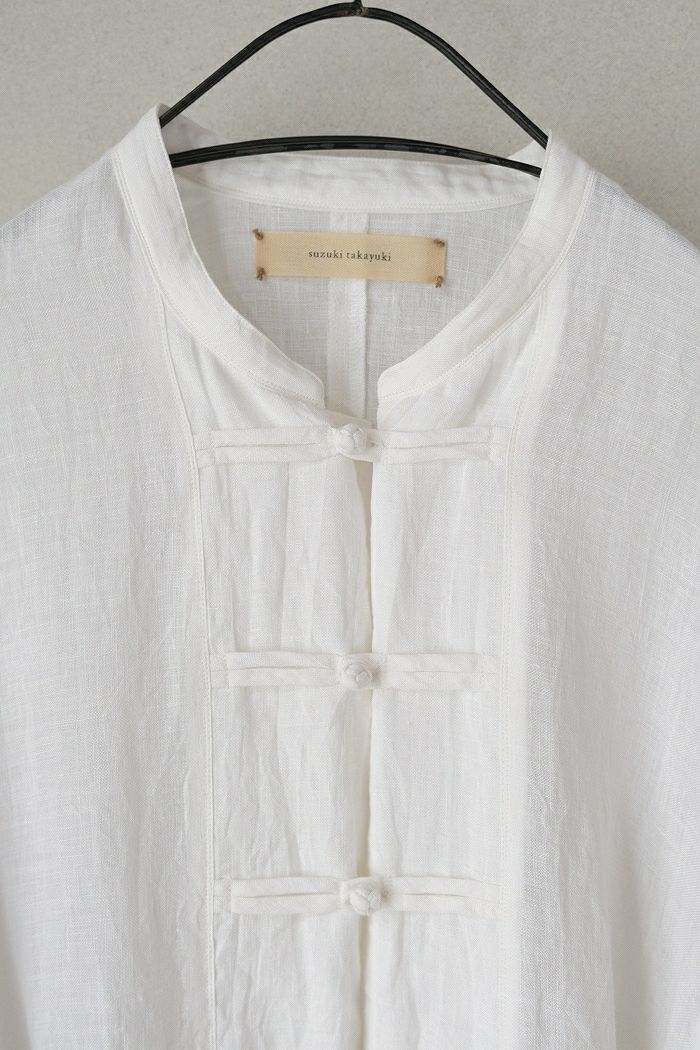 suzuki takayuki スズキタカユキ chinese knot blouse(25SS