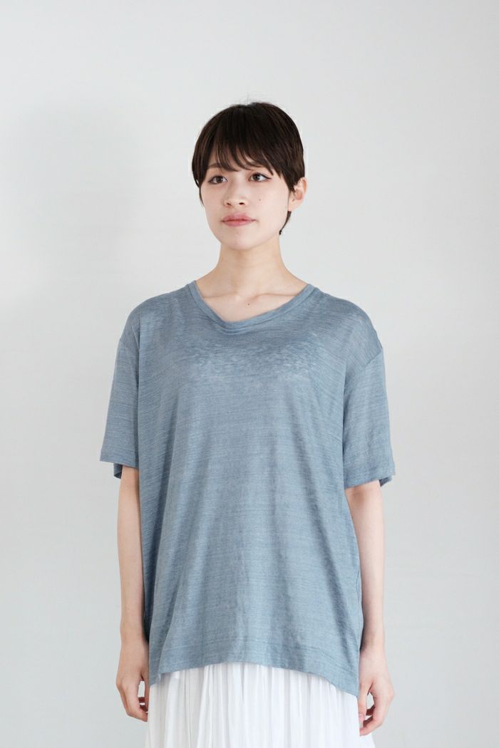 suzuki takayuki スズキタカユキ linen T-shirt(25SS) | T.T. GARRET