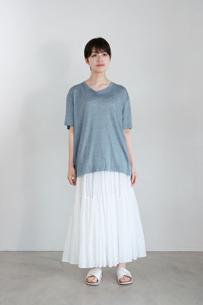 suzuki takayuki スズキタカユキ tiered skirt (25SS) | T.T. GARRET