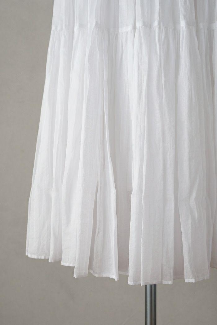 suzuki takayuki スズキタカユキ tiered skirt (25SS) | T.T. GARRET