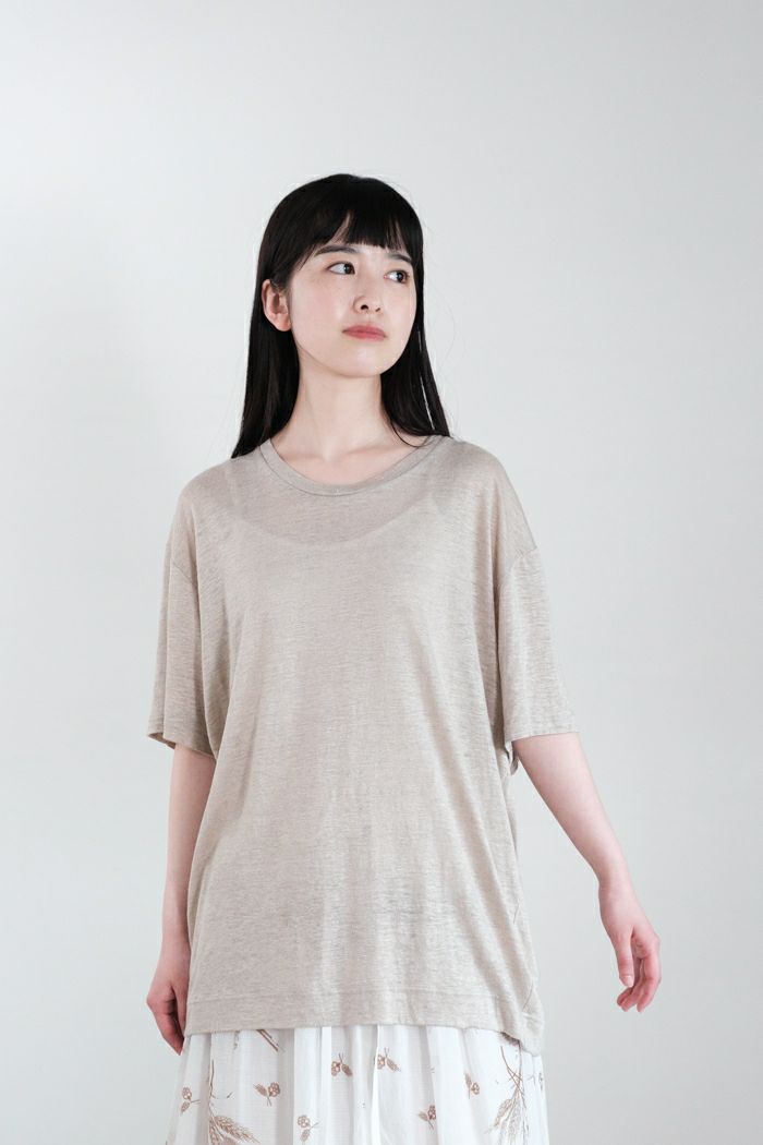 suzuki takayuki スズキタカユキ <BR>linen T-shirt(25SS)