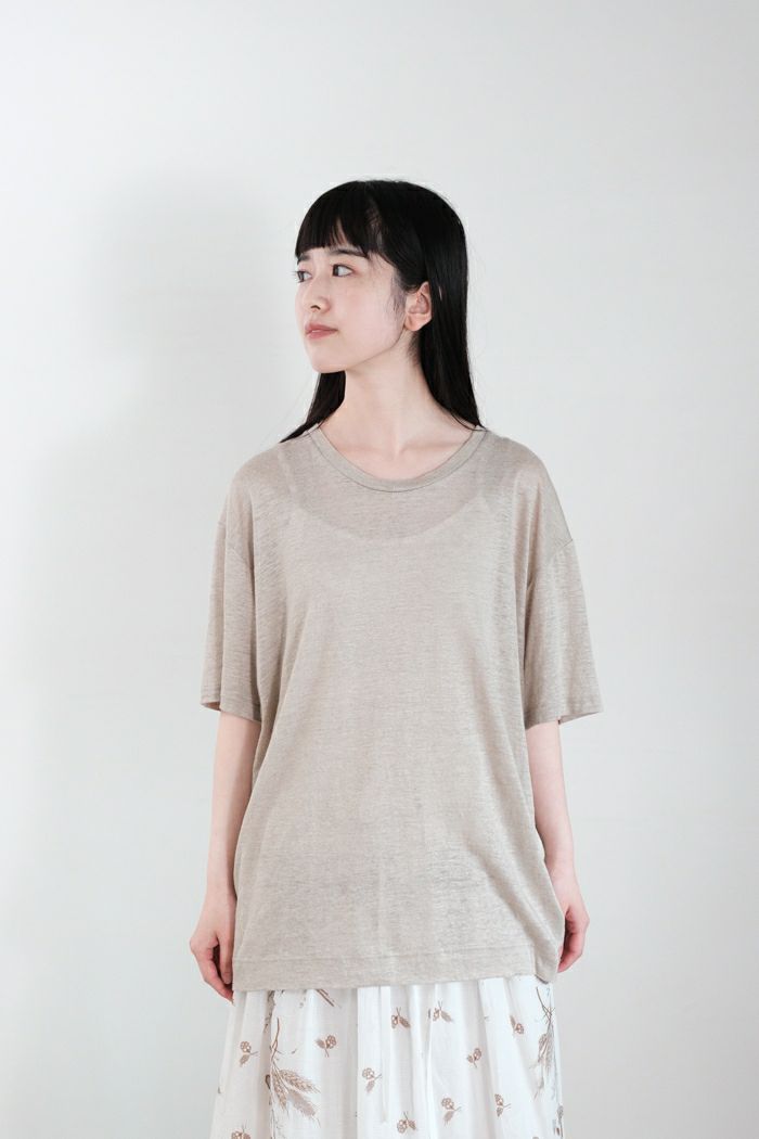 suzuki takayuki スズキタカユキ linen T-shirt(25SS) | T.T. GARRET