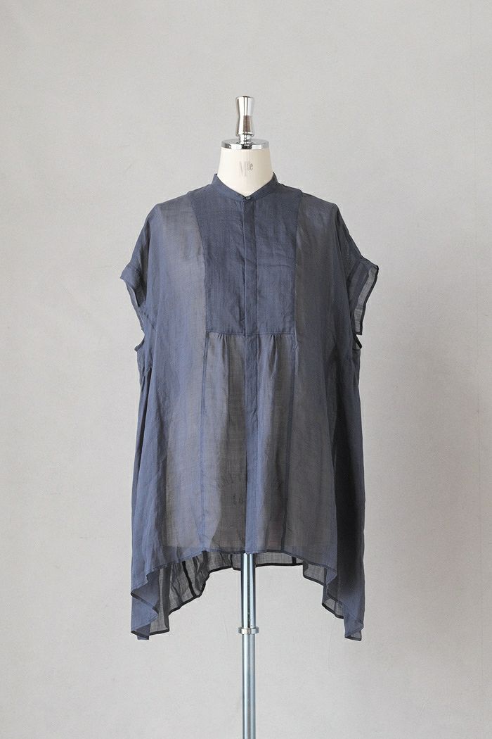 suzuki takayuki スズキタカユキ <BR>band-sleeve tunic(25SS)