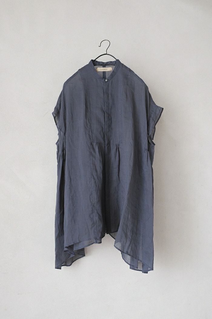 suzuki takayuki スズキタカユキ band-sleeve tunic(25SS