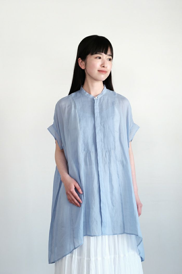 suzuki takayuki スズキタカユキ band-sleeve tunic(25SS