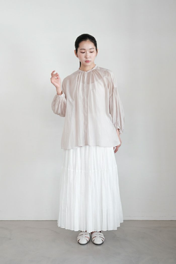 suzuki takayuki スズキタカユキ <BR>puff sleeve blouse (25SS)