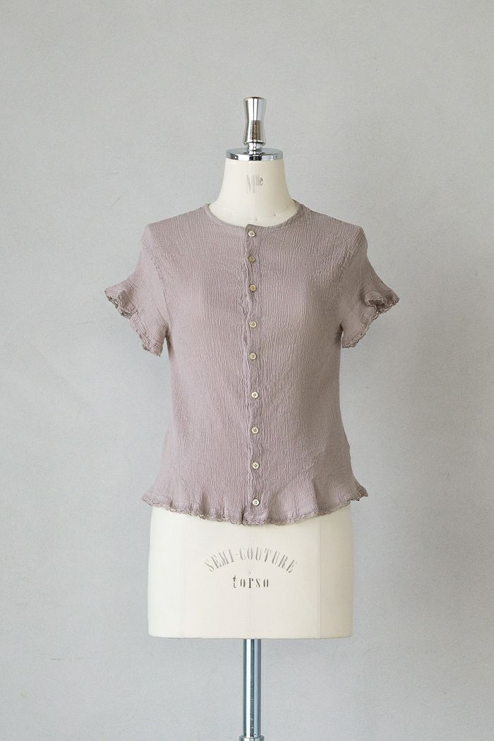 美品　Gauze# 【ガーゼ】　リバティスウィッチングブラウス Gauze# ガーゼ LIBERTYスイッチングブラウス(23SS) | T.T. GARRET