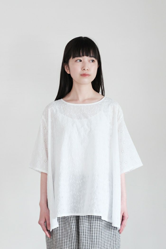 SOIL ソイル <BR>ALL HEMLA PATCH WORK BACK OPENING SMOCK（25SS)