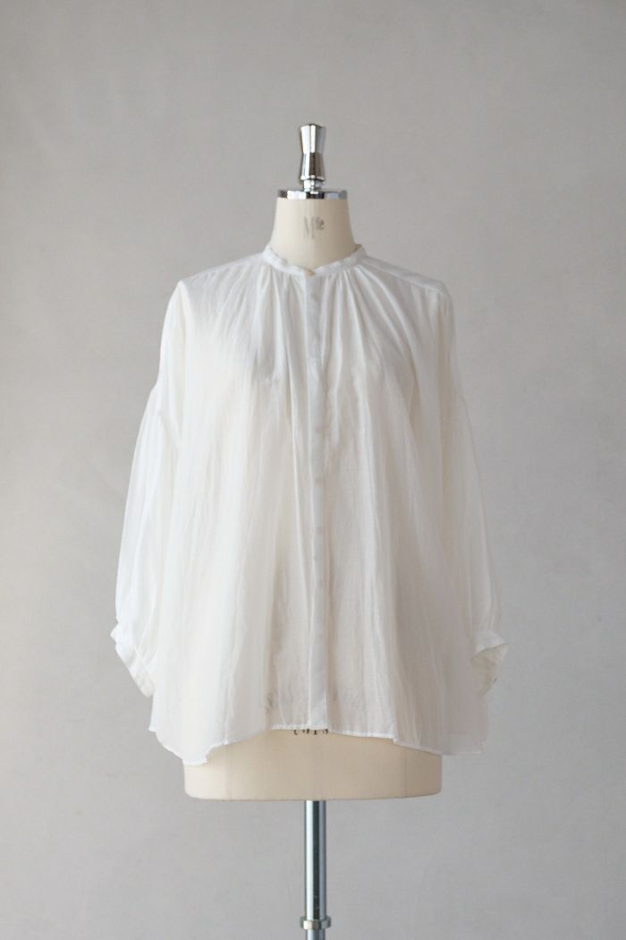 suzuki takayuki スズキタカユキ <BR>puff sleeve blouse (25SS)