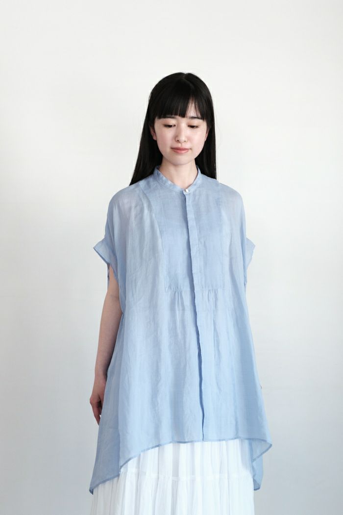 suzuki takayuki スズキタカユキ band-sleeve tunic(25SS