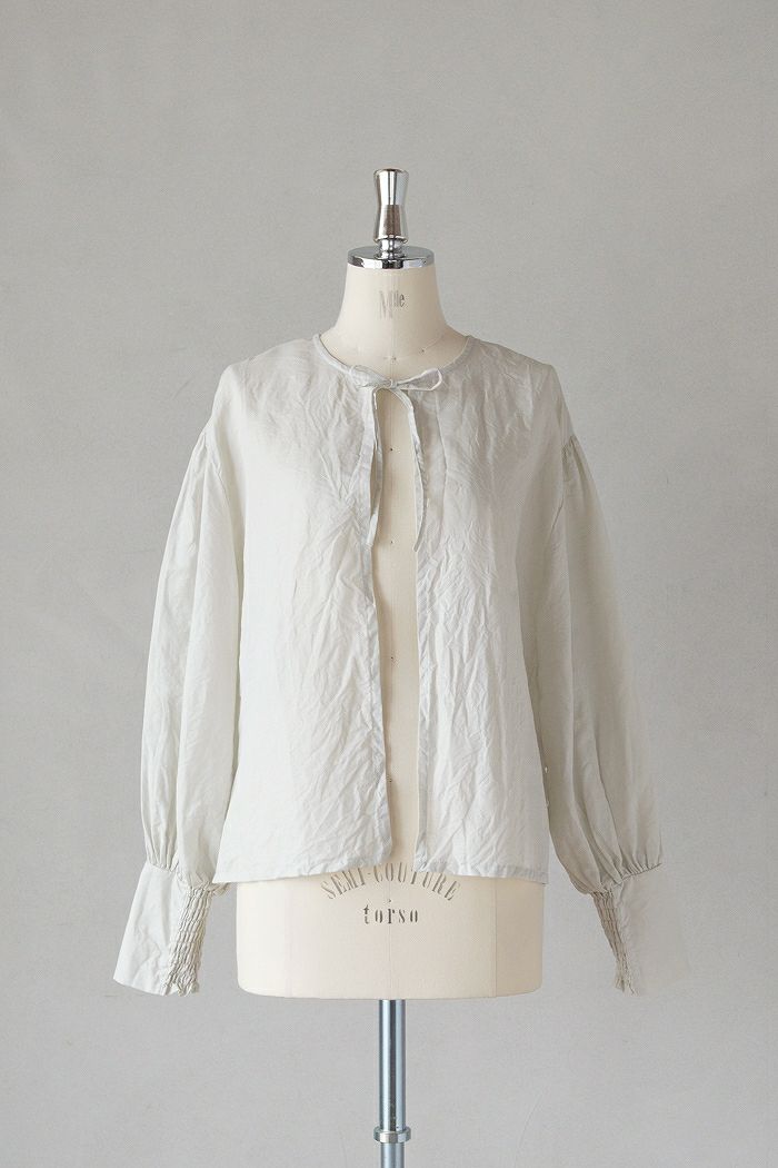Gauze# ガーゼ <br>キュリオスストリングブラウス(25SS)