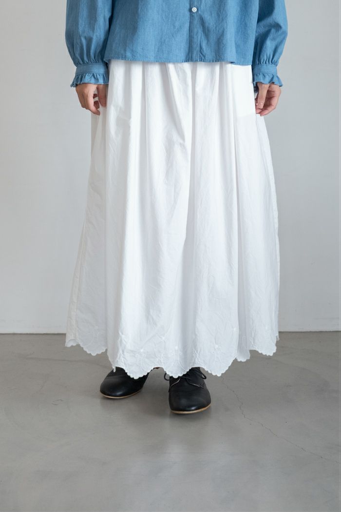 【処分価格】Gauze# ガーゼ　アンティークスカラップレースギャザースカート 楽天市場】Gauze# アンティーク スカラップレース スウィッチ