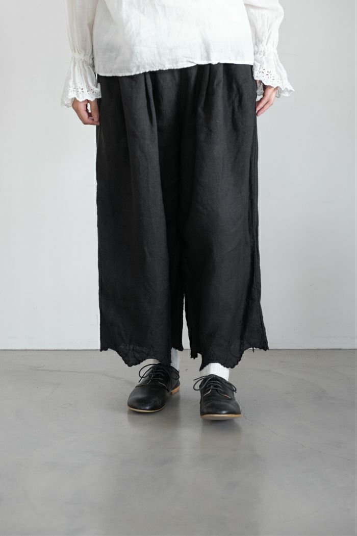 Gauze# ガーゼ アンティークスカラップドレースワイドパンツ(25AW