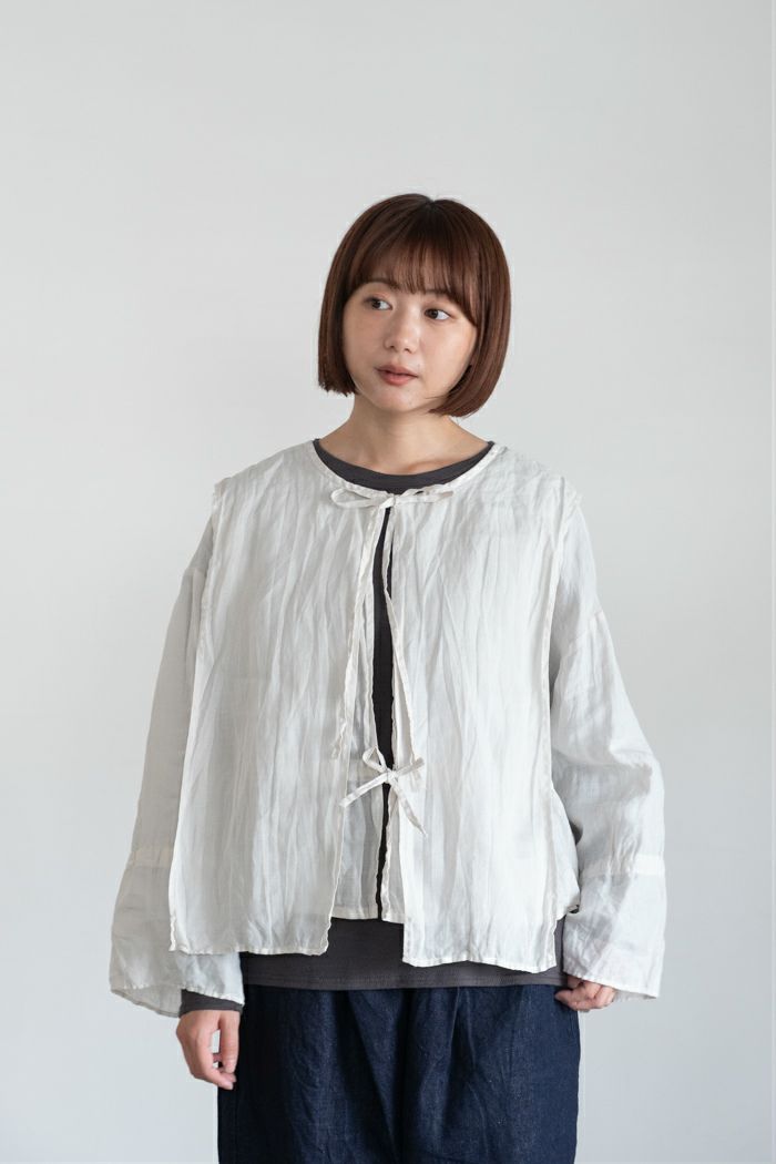 Gauze# ガーゼ キュリオス2WAYブラウス(25AW Pre) | T.T. GARRET