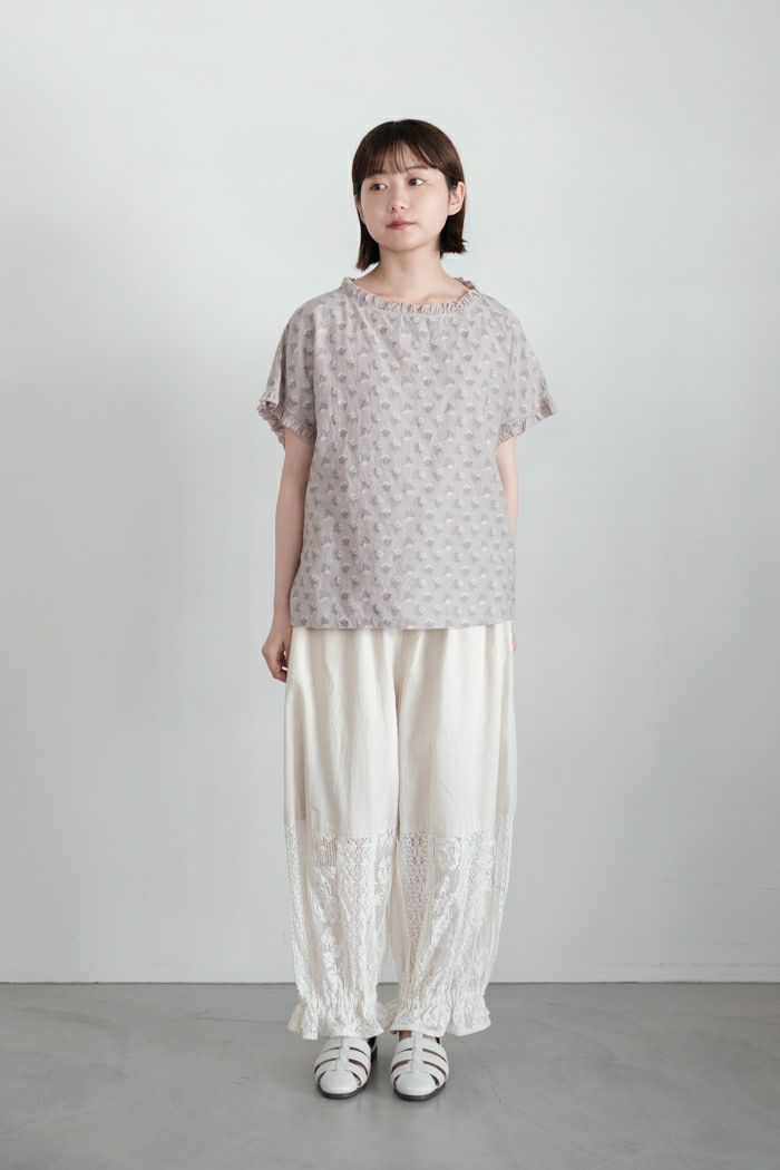 qiri キリ lasew ギャザーパンツ(25SS) | T.T. GARRET