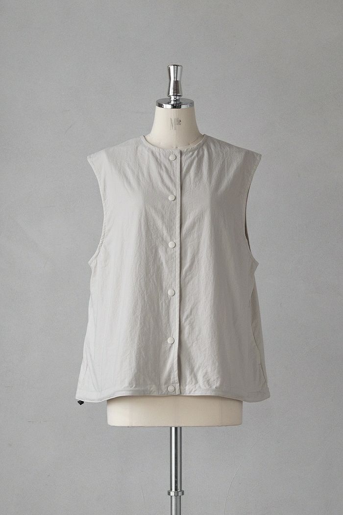 MAGALI マガリ コットンリネンツイルクロップドジャケット(24SS