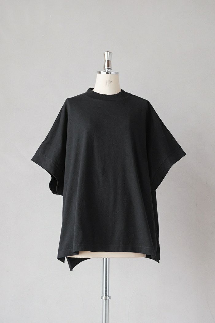 UNIVERSAL TISSU ユニヴァーサルティシュ <br>クラシック天竺 モックネックドルマンT(25SS)