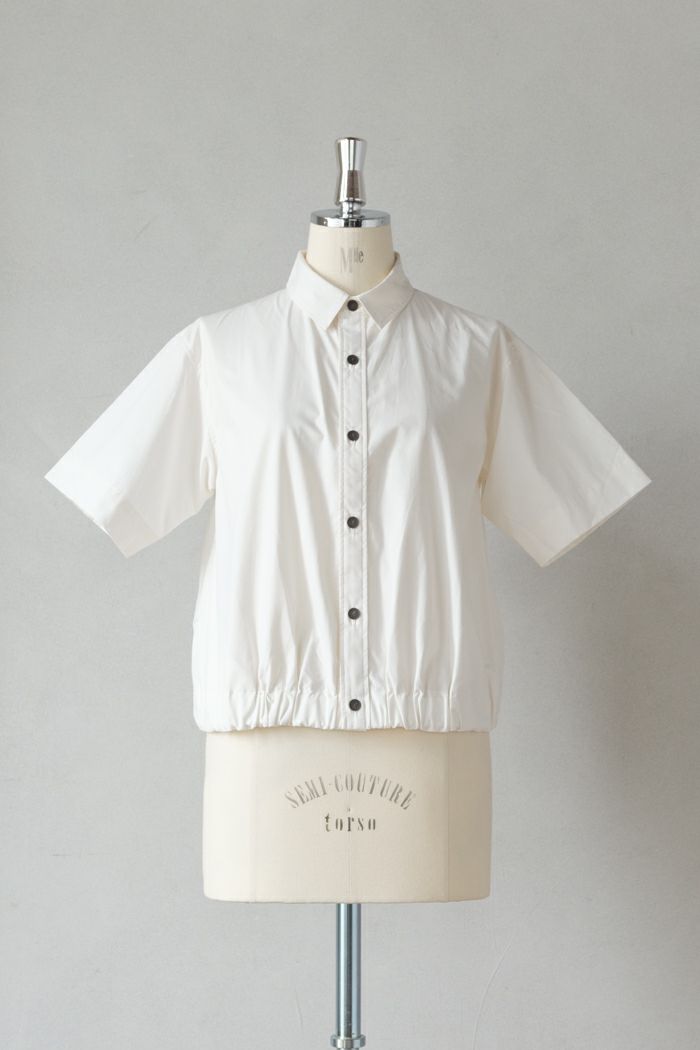 e’ternite’ de Soi-e エテルニテドゥソワ <BR>ダンプグリストーン半袖シャツ(25SS）